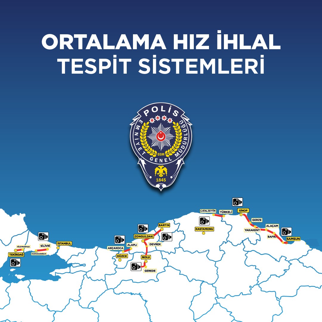 PTS-EDS Ortalama Hız İhlal Tespiti